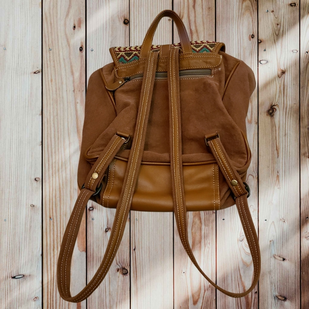 Myra Bag Multicolor Geometric Backpack - image 6